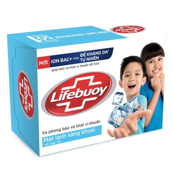 Xà bông cục LIFEBUOY 90g Mát lạnh sảng khoái