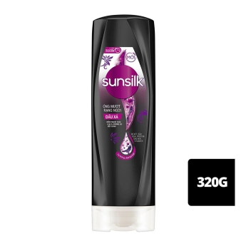 Dầu xả SUNSILK đen Óng mượt rạng ngời 320g (Chai)