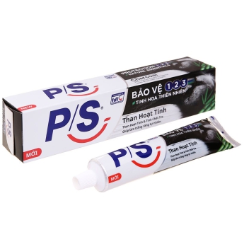 Kem đánh răng P/S bảo vệ 123 Than Hoạt Tính 180g