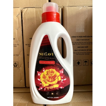 NUGAVI nước giặt xả cao cấp 6 in 1 hương Đắm Say 2000ml (đỏ)