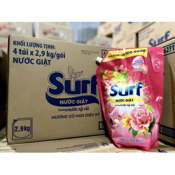 Nước giặt SURF hương cỏ hoa diệu kỳ túi 2.9kg