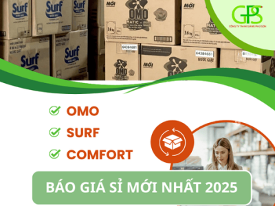 BÁO GIÁ SỈ OMO, SURF, COMFORT, SUNLIGHT MỚI NHẤT 2025