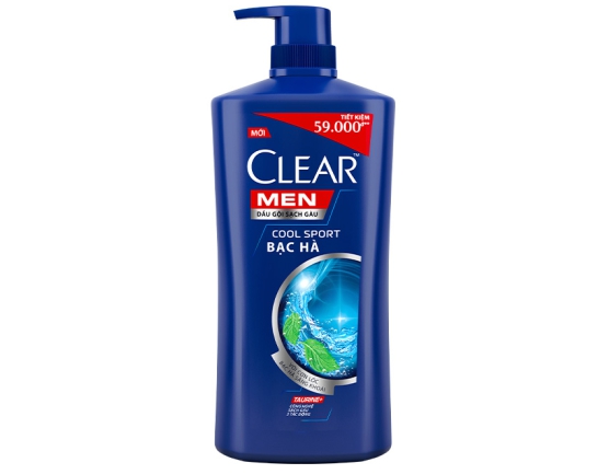 Dầu gội CLEAR Men Bạc Hà 630G