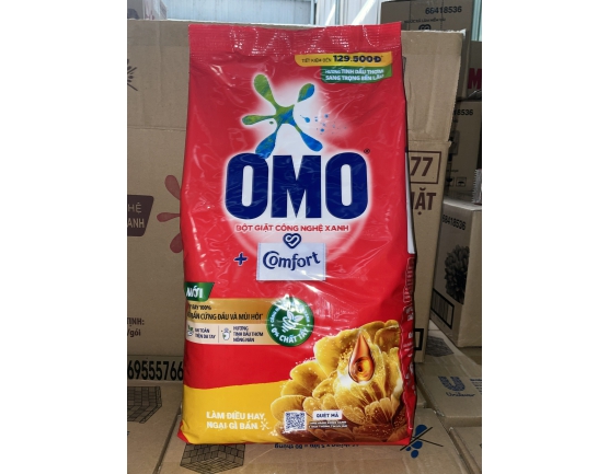Bột giặt OMO Comfort tinh dầu thơm sang trọng bền lâu 5.3kg