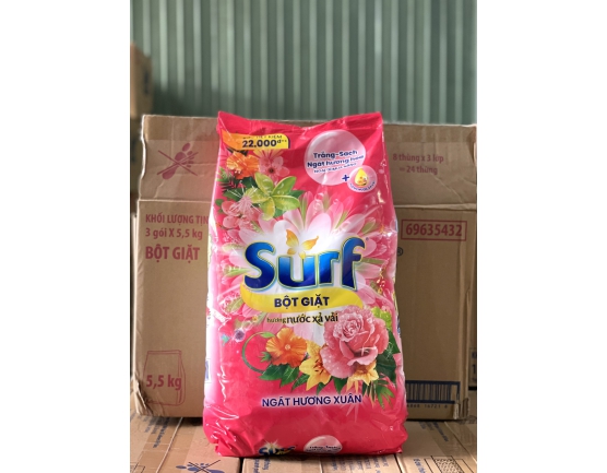 Bột giặt SURF ngát hương xuân 5.5 kg