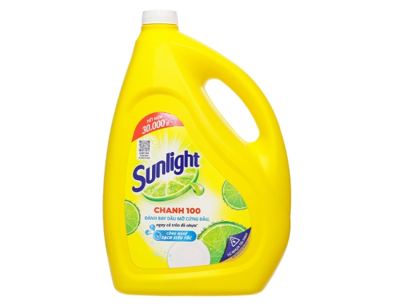 Nước rửa chén SUNLIGHT Chanh 100 can 3.6kg