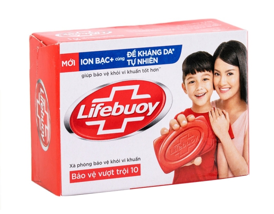 Xà bông cục LIFEBUOY 90g Bảo vệ vượt trội