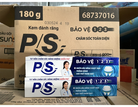 Kem đánh răng P/S bảo vệ 123 chăm sóc toàn diện 180g