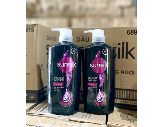 Dầu gội SUNSILK Óng mượt rạng ngời 650g