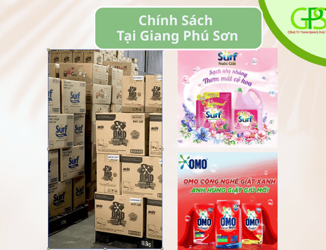 BÁO GIÁ SỈ OMO, SURF, COMFORT, SUNLIGHT MỚI NHẤT 2025